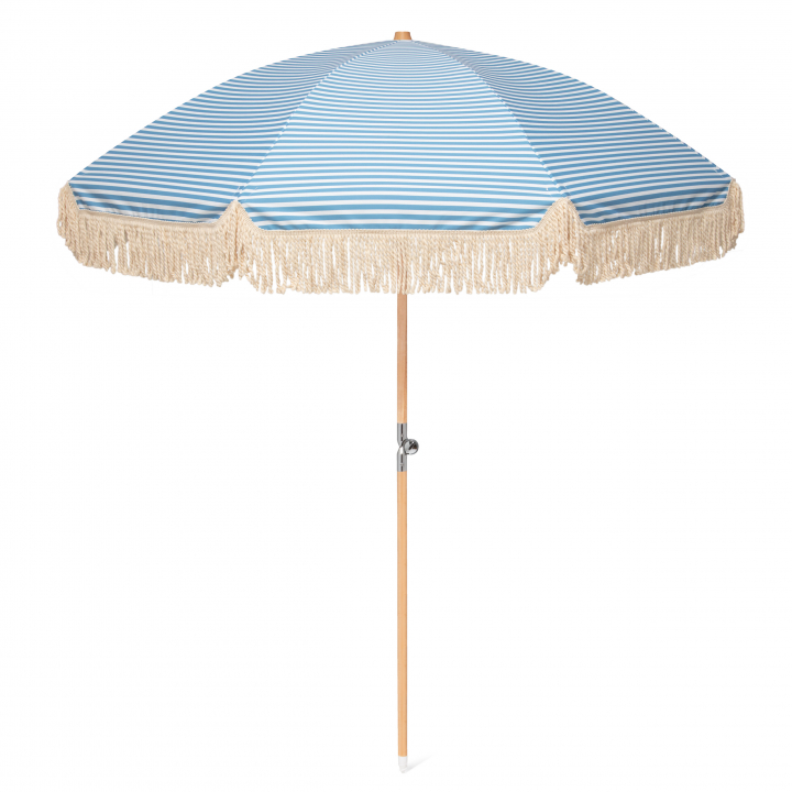 Mira parasoll Ø 1,8 m - retro stripe blue