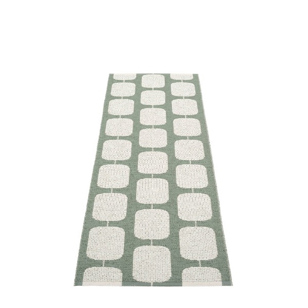 Sten matta - army/fossil grey 70x200 cm