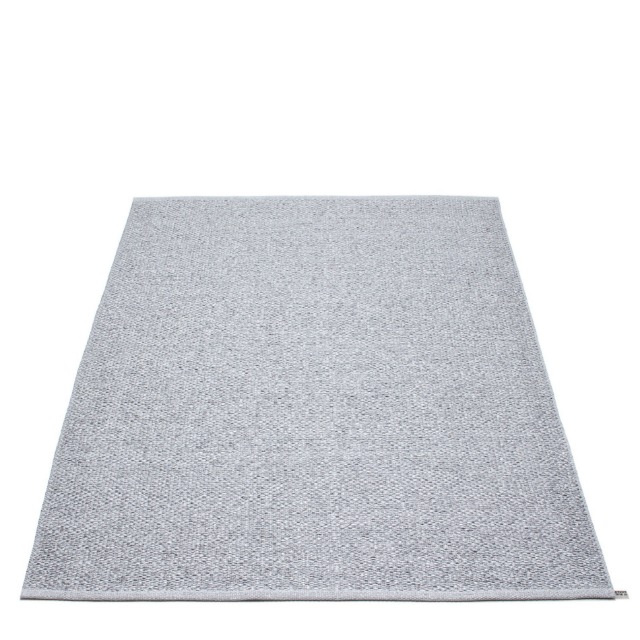 Svea matta - grey metallic/light grey 180x260 cm