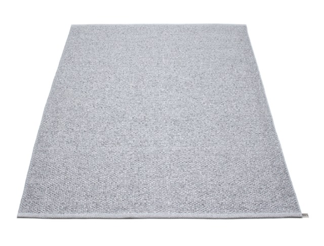 Svea matta - grey metallic/light grey 140x220 cm