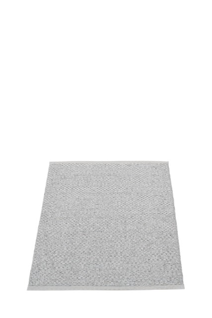 Svea matta - grey metallic/light grey 70x90 cm