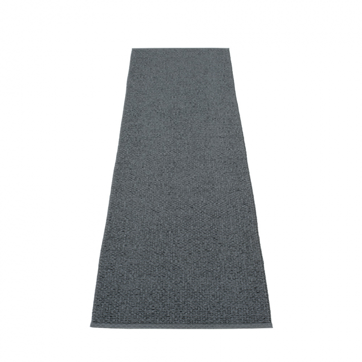 Svea matta - granit/black metallic 70x400 cm