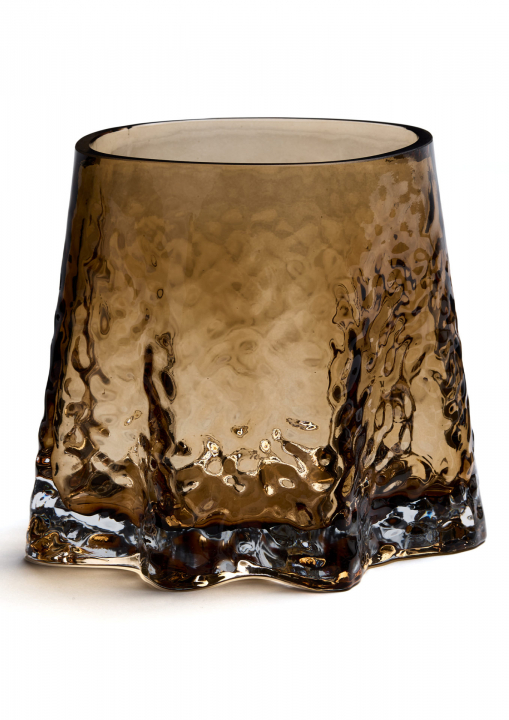 Gry Tealight Ljuslykta, Large - Cognac