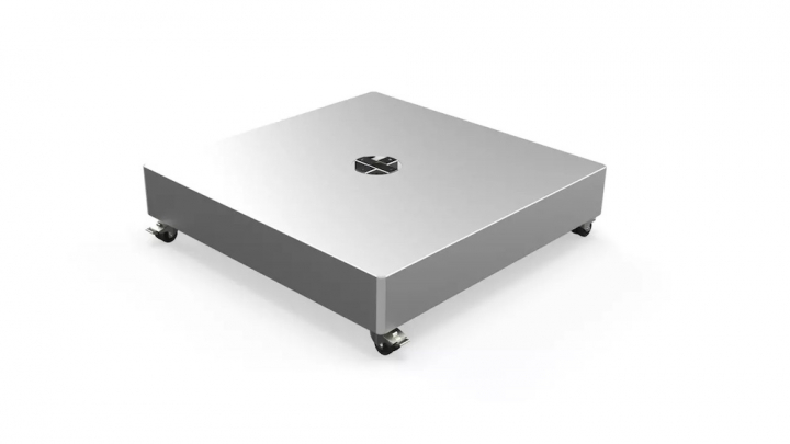 Parasollfot Med Hjul Och Utrymme För Brickor, M