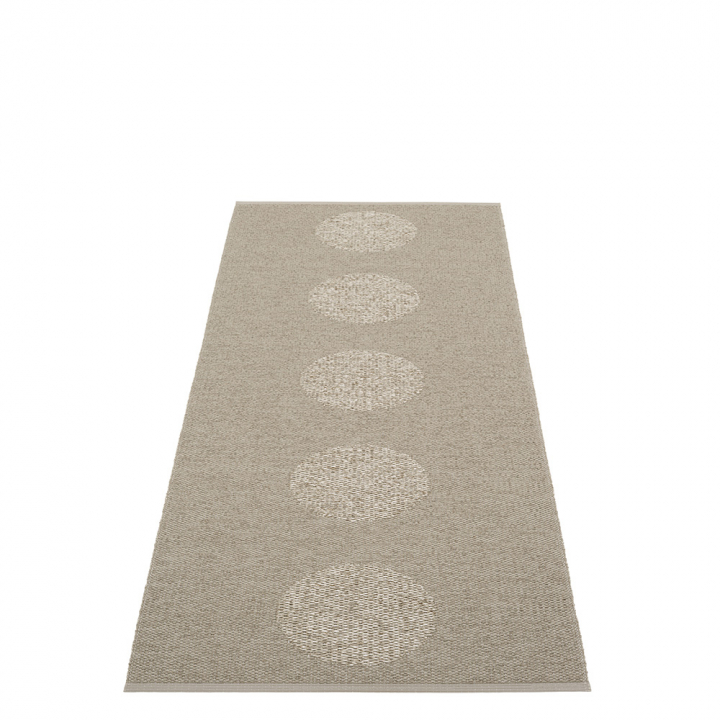 Vera 2.0 Bio matta - dark linen/linen metallic 70x360 cm
