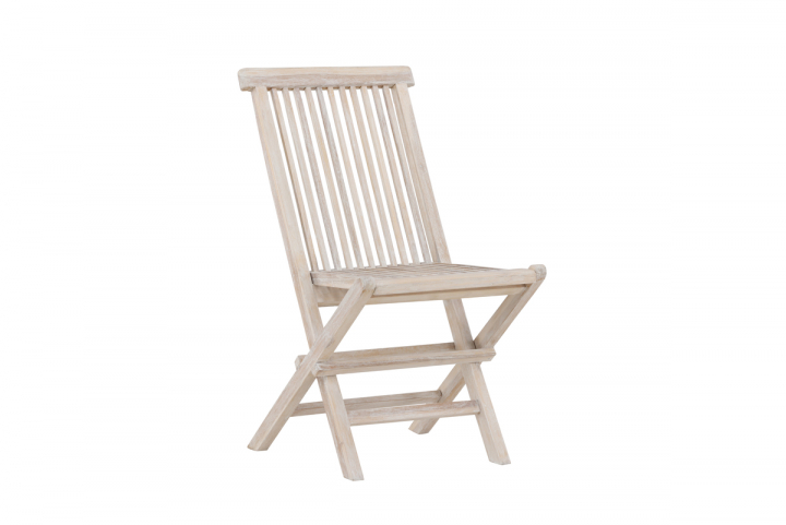 Kenya matstol 2-pack - whitewash