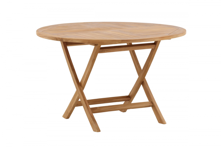 Kenja matbord Ø 120 cm - teak