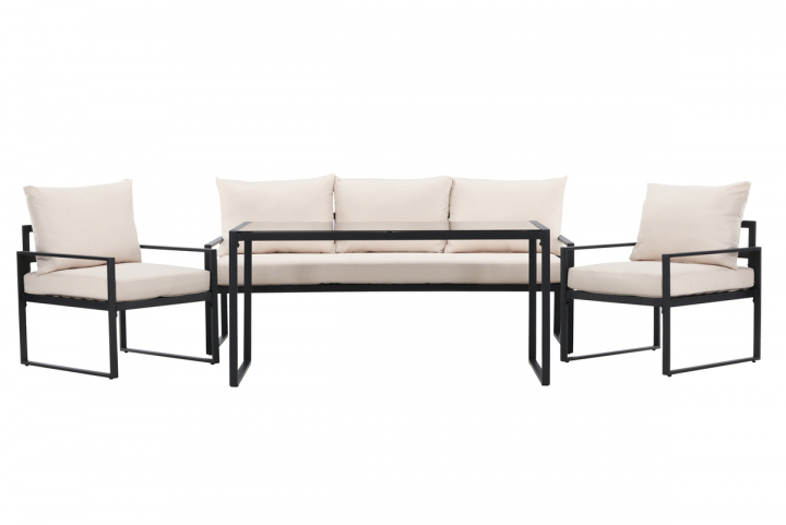 Catania soffgrupp - black/beige