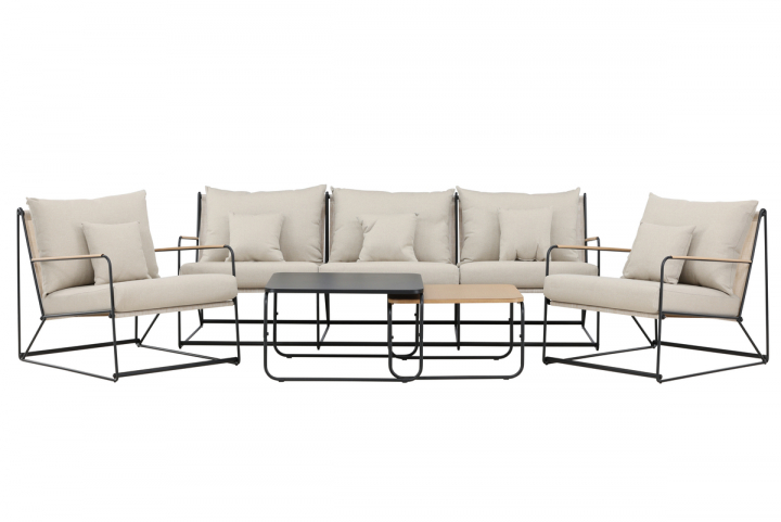 Palazzo soffgrupp - black/beige