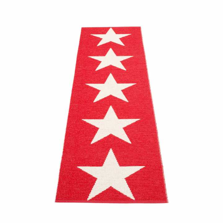 Viggo ONE matta - red/vanilla 70x250 cm