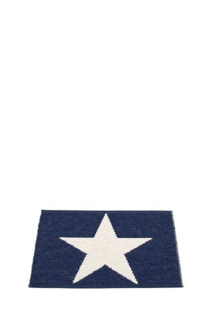 Viggo ONE matta - dark blue/vanilla 70x50 cm