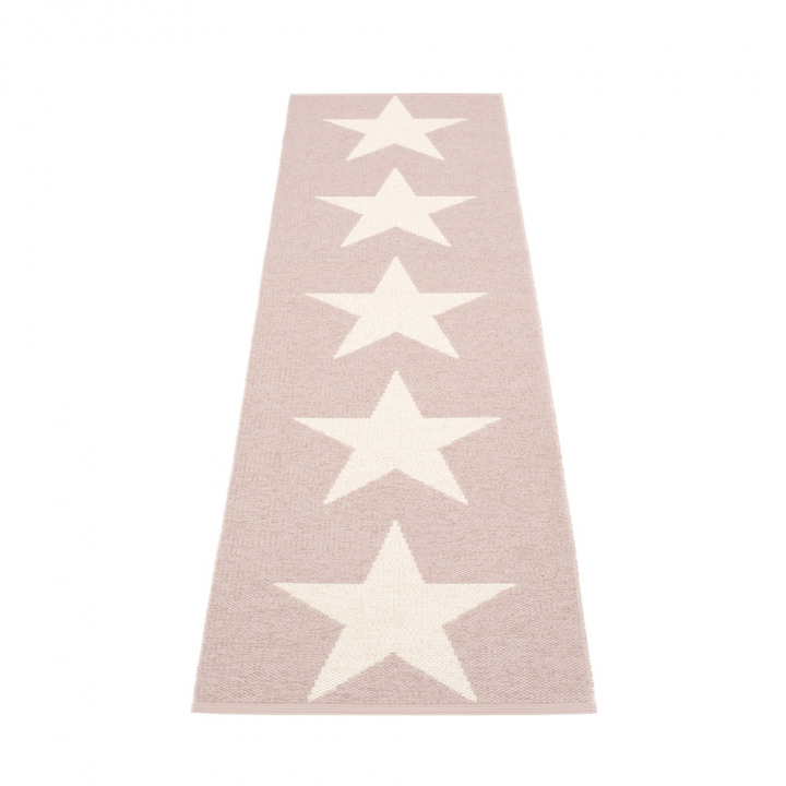 Viggo ONE matta - pale rose/vanilla 70x350 cm