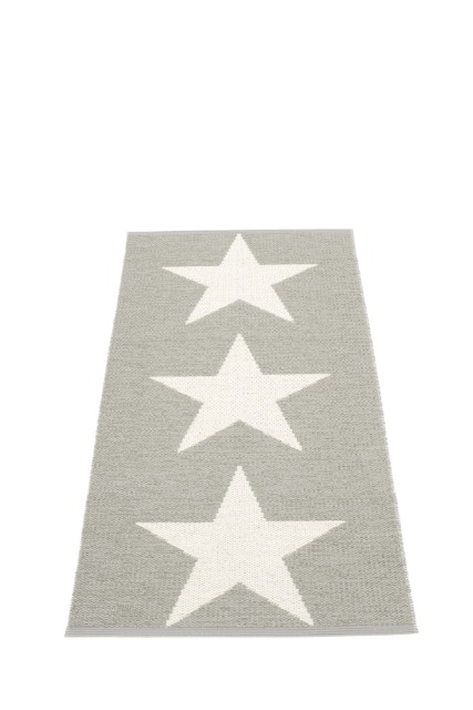 Viggo ONE matta - warm grey/vanilla 70x150 cm