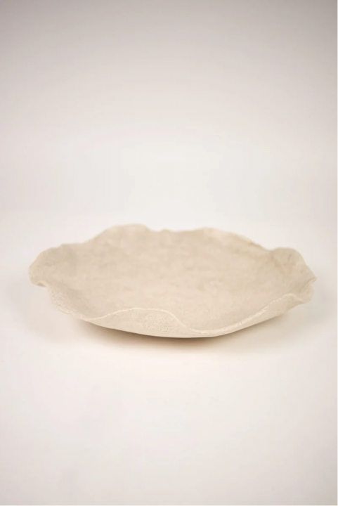Claire keramikfat, large - sand