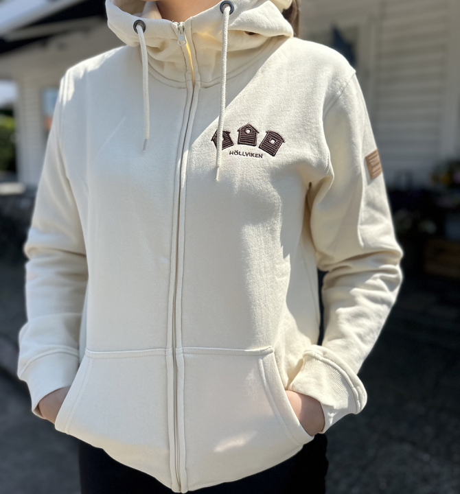 Höllviken hoodie, XS - off-white