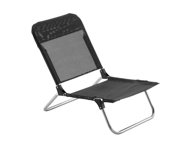 Quick tx alu strandstol - black