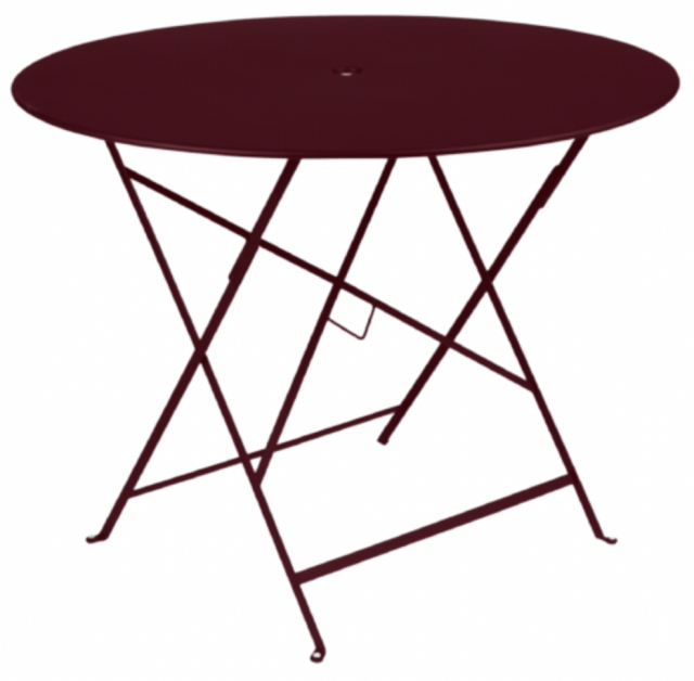 Bistro fällbord Ø 96 cm - black cherry