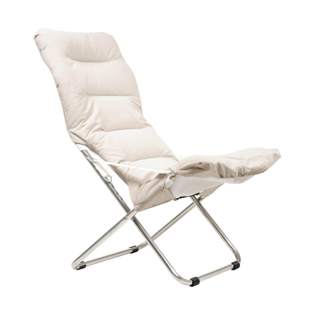 Fiesta Soft alu solstol - beige (off-white Supertex)