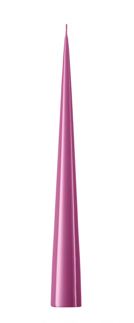 Lackade konljus 37 cm - dusty lillac