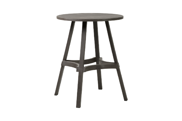 Combo cafébord Ø 70 H75 cm - terra