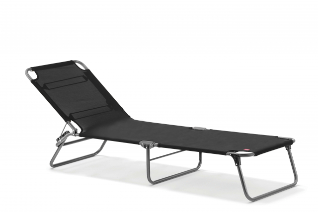 Amigo tx alu solsäng - black