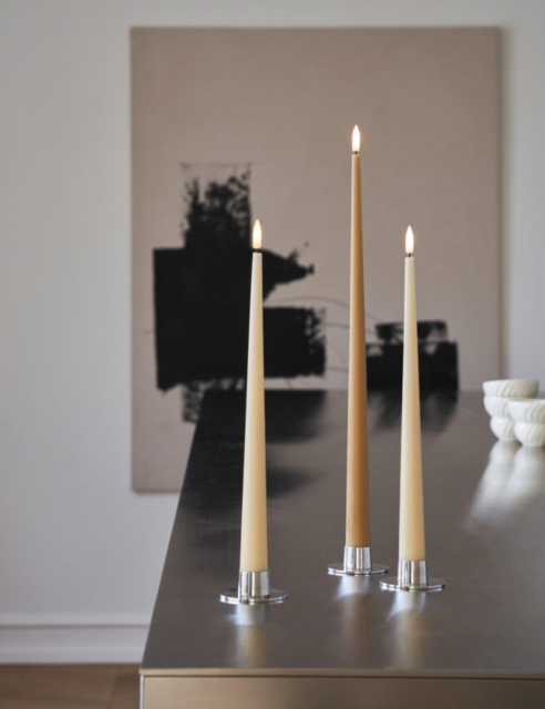 Lackade kronljus 32 cm - flera färger