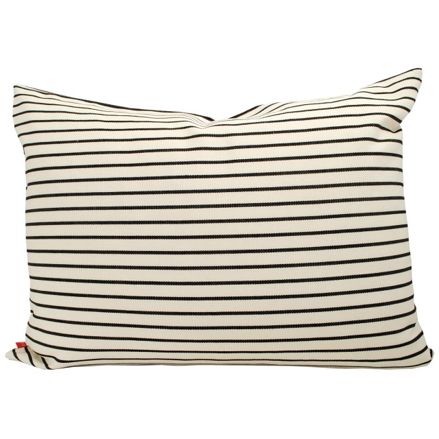 Juanita prydnadskudde 50x70 - vit/svart