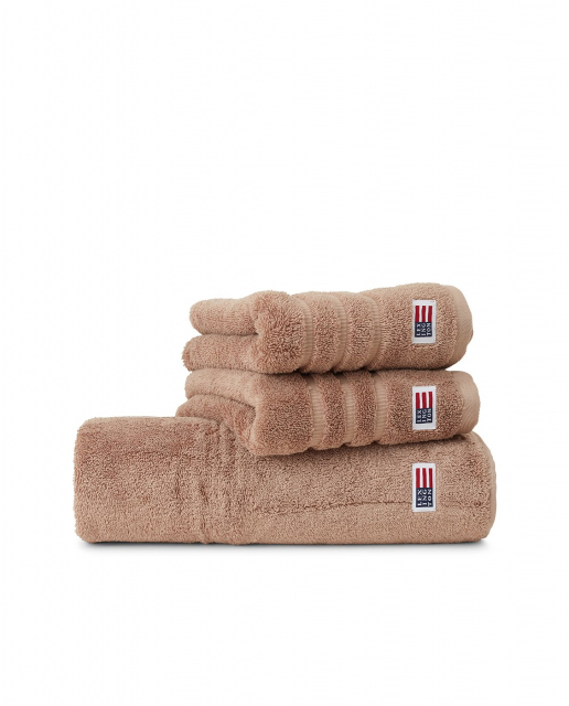 Handdukar, flera storlekar - taupe brown