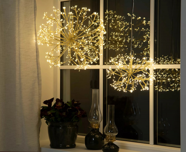 LED-boll med grenar utomhusbruk EL, stor