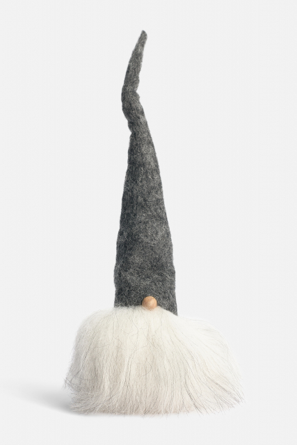 Island skäggtomte, liten - grå/grå