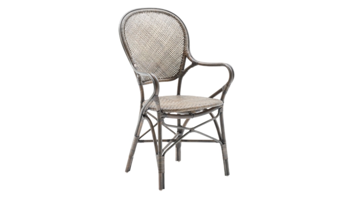Rossini karmstol - taupe
