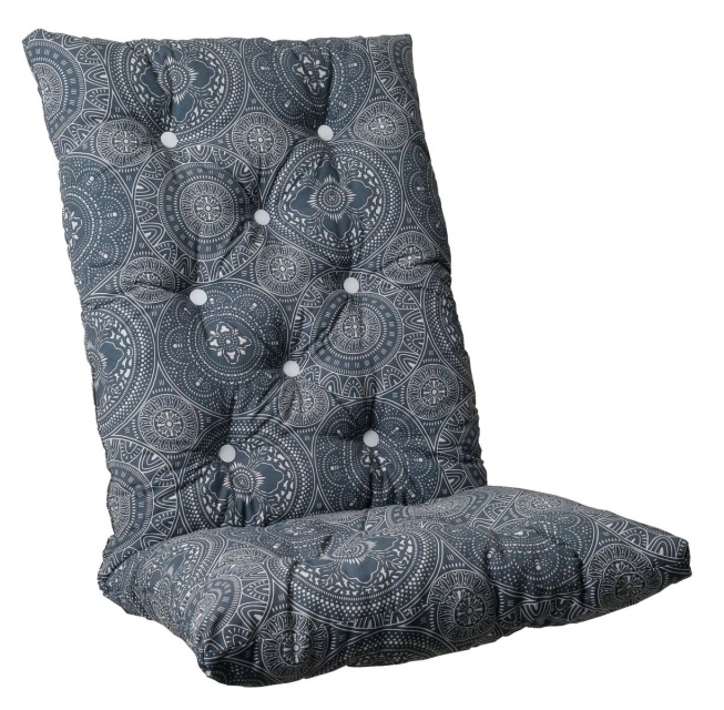 Högvikdyna, flock - mandala grey