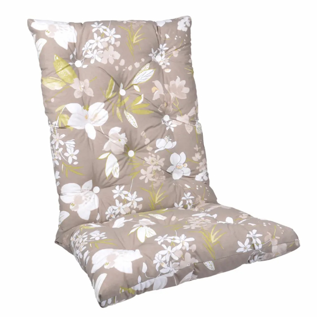 Högvikdyna, flock - beige botanical