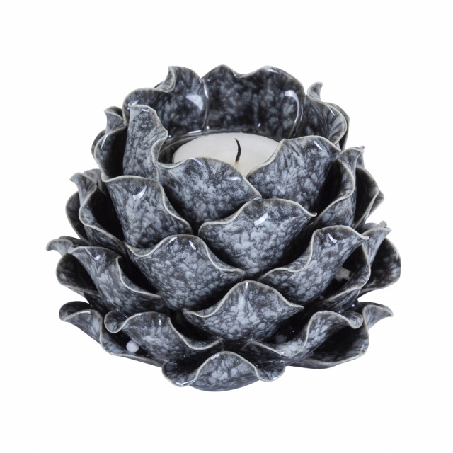 Shelly ljuslykta - grå