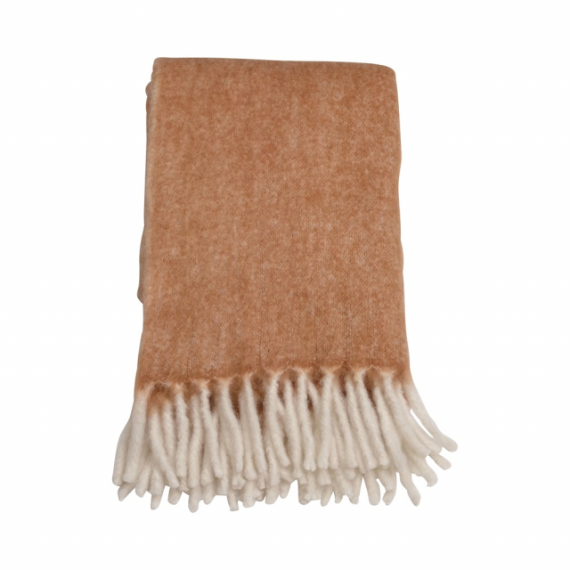 Morgan pläd 130x170 cm - kamel