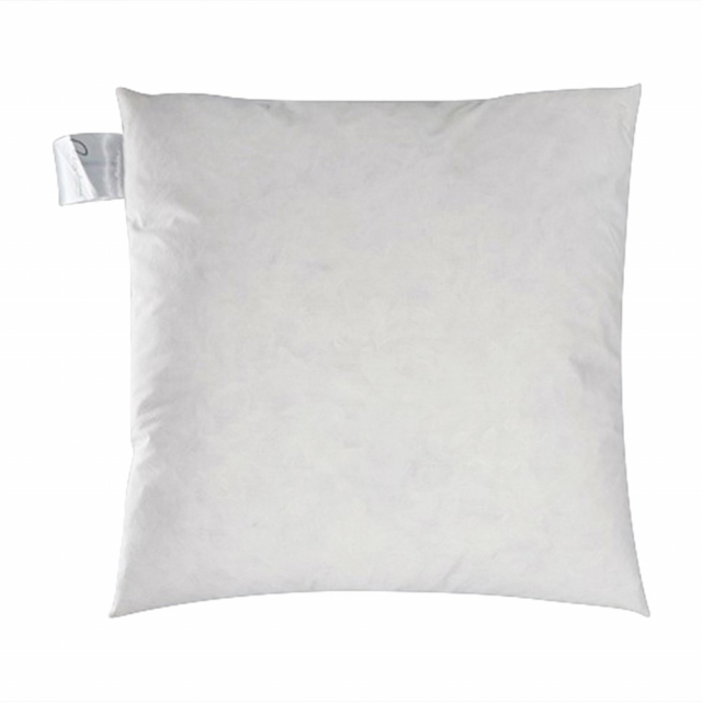 Fjäderinnerkudde 50x50 cm - vit
