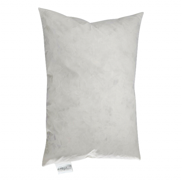 Fjäderinnerkudde 40x60 cm - vit