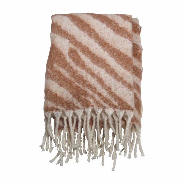 Yumi pläd 130x170 cm - creme/beige