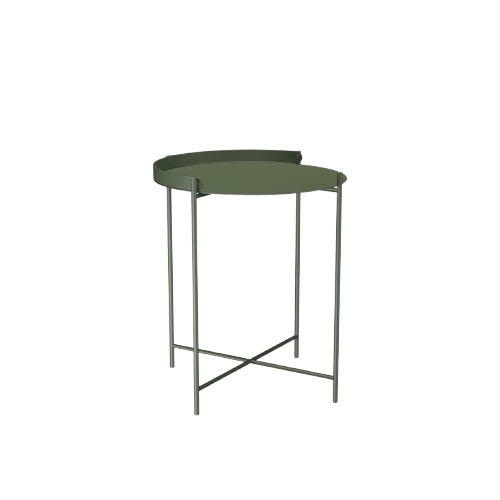 EDGE brickbord Ø 46 H53 cm - olive green