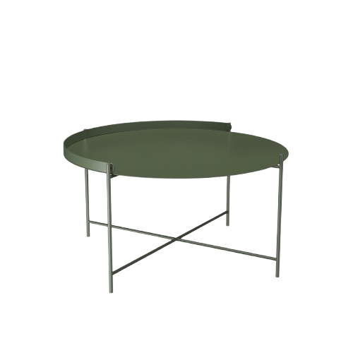 EDGE brickbord Ø 76 H40 cm - olive green