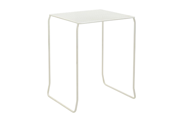 Haru Bistro cafébord 54x54 H73 cm - pearl white