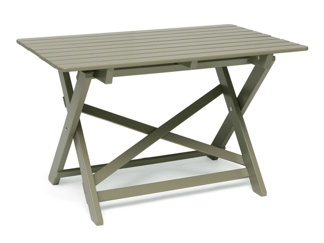 Torpet bord 109x67 H72 cm - antikgrön