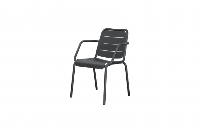 Copenhagen karmstol stapelbar - lava grey