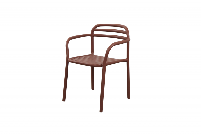 Bliss karmstol - desert red