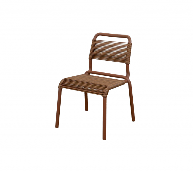 Al Dente stol, stapelbar - desert red/desert red