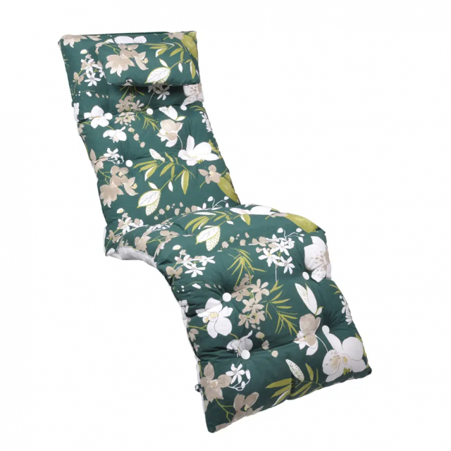 Baden-Badendyna flock, nackkudde - green botanical