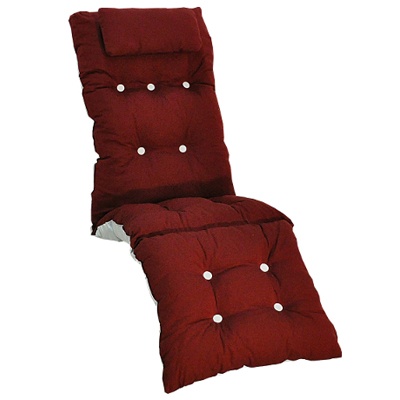 Baden-Badendyna flock, nackkudde - bordeaux