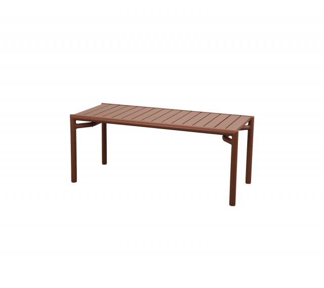Bliss soffbord/bänk 107x39 H44 cm - desert red