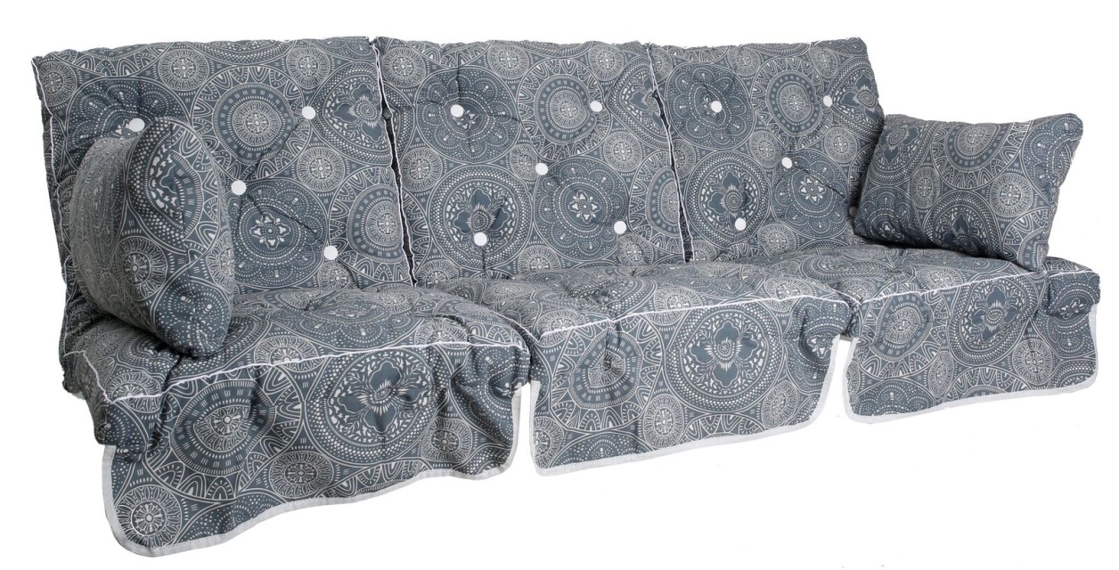 Hammockset, låg rygg - mandala grey