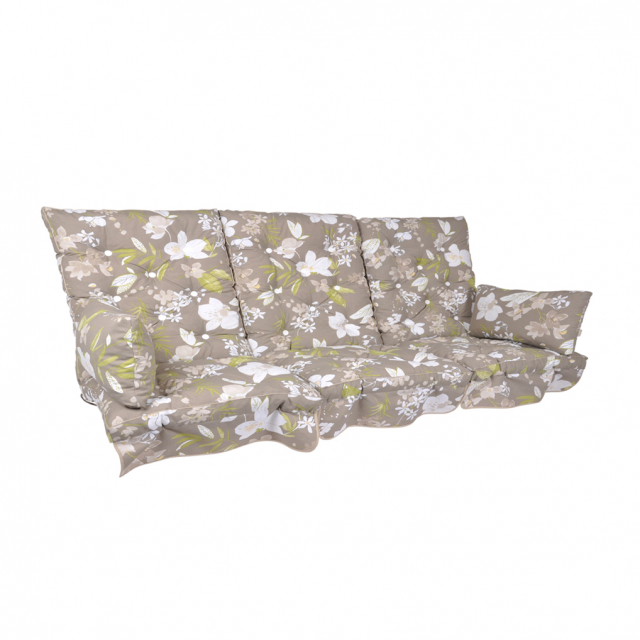 Hammockset, låg rygg - beige botanical
